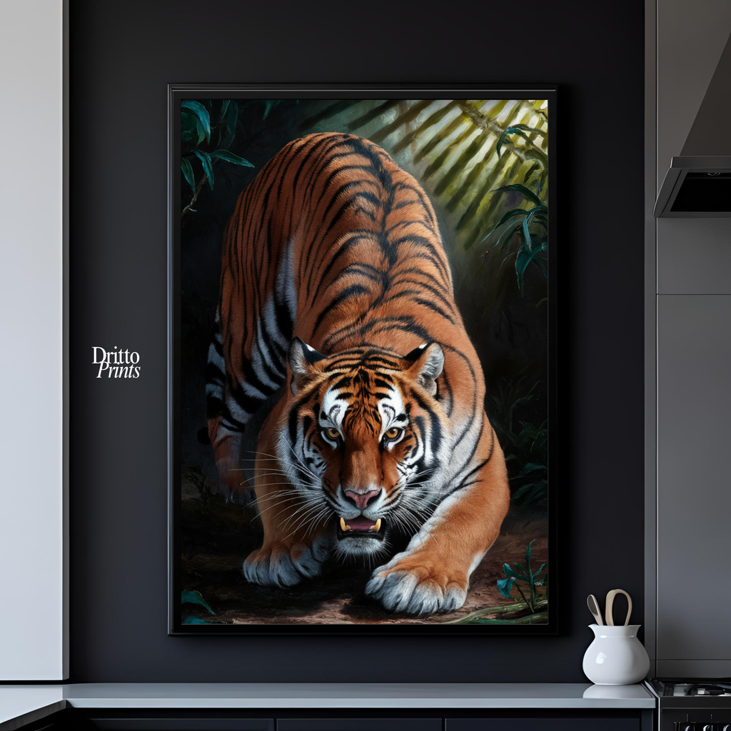 (FD11) Coiled Majesty - Framed matte paper poster