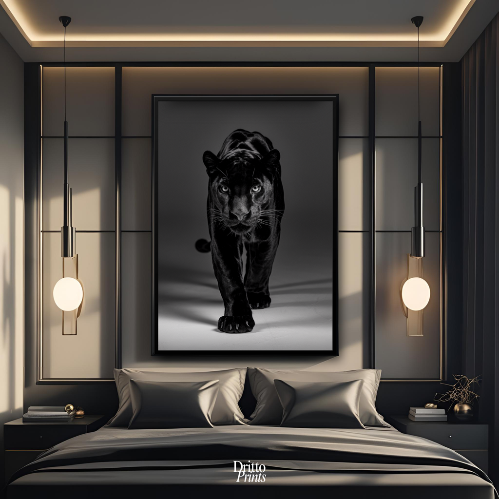 (FD7) Eyes of the Hunt - Framed matte paper poster