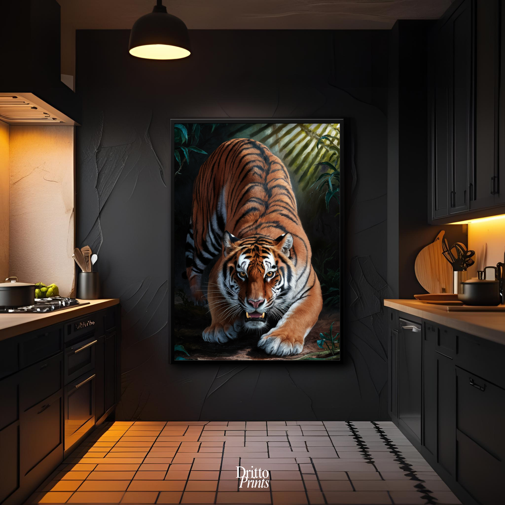 (FD11) Coiled Majesty - Framed matte paper poster