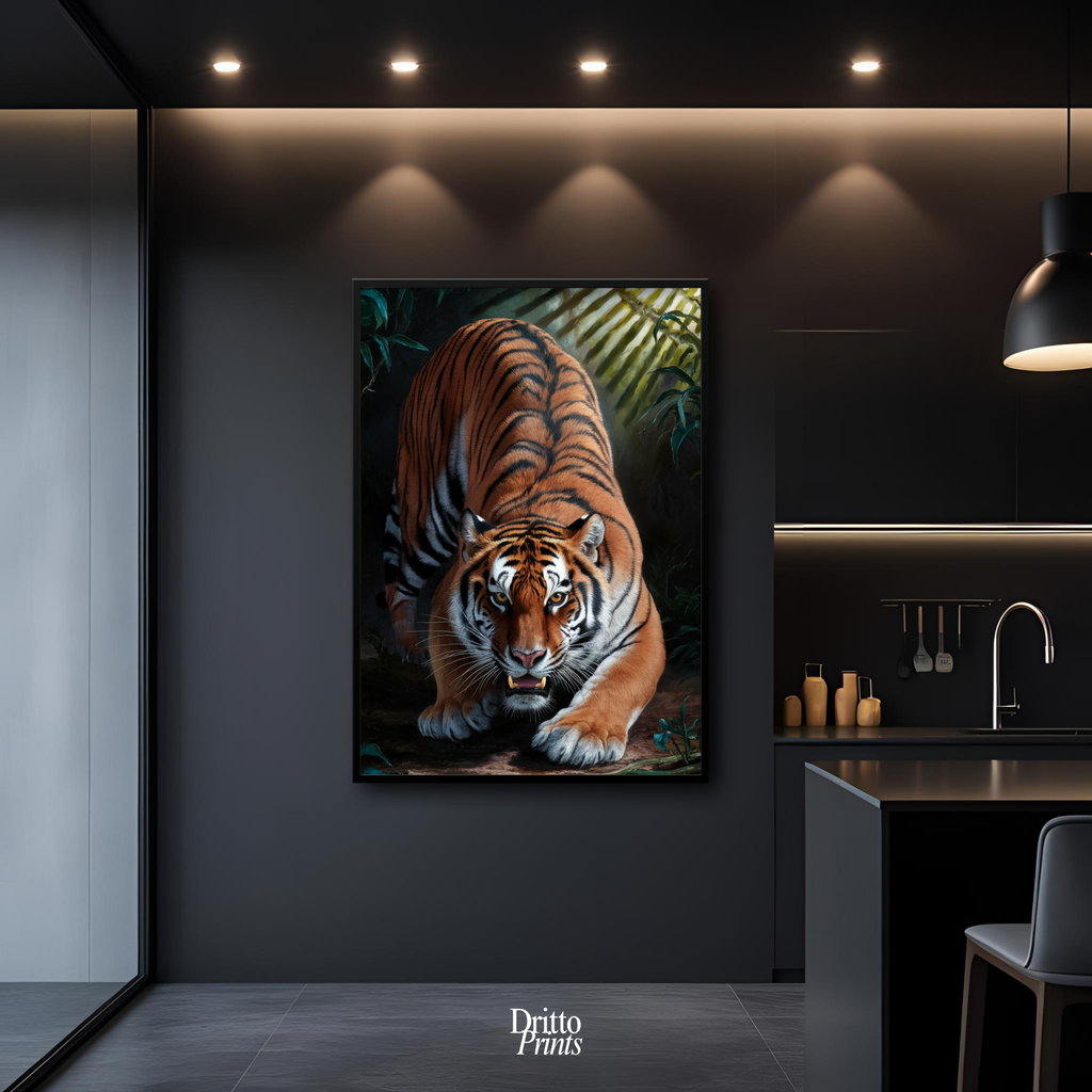 (FD11) Coiled Majesty - Framed matte paper poster