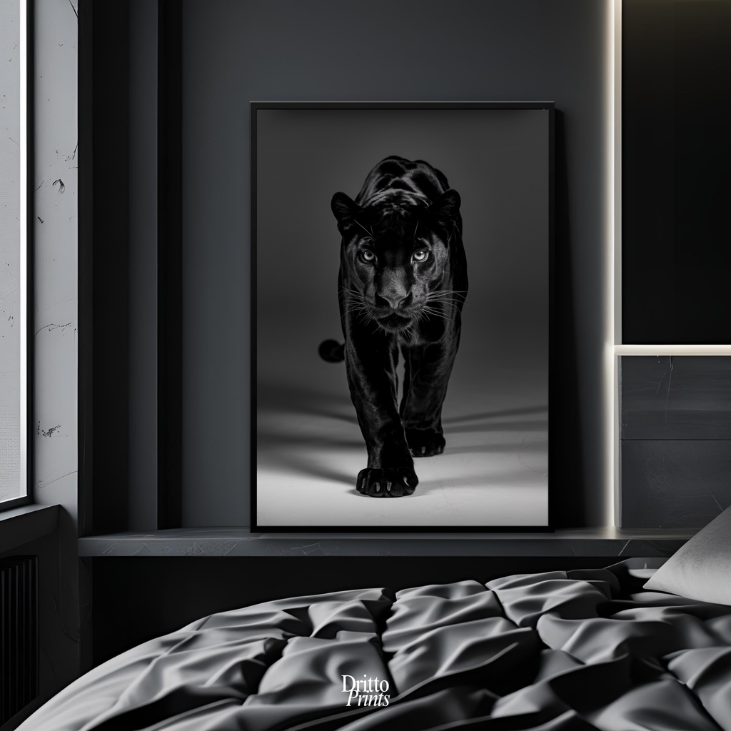 (FD7) Eyes of the Hunt - Framed matte paper poster