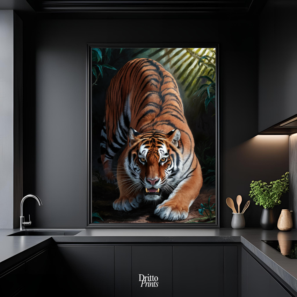 (FD11) Coiled Majesty - Framed matte paper poster