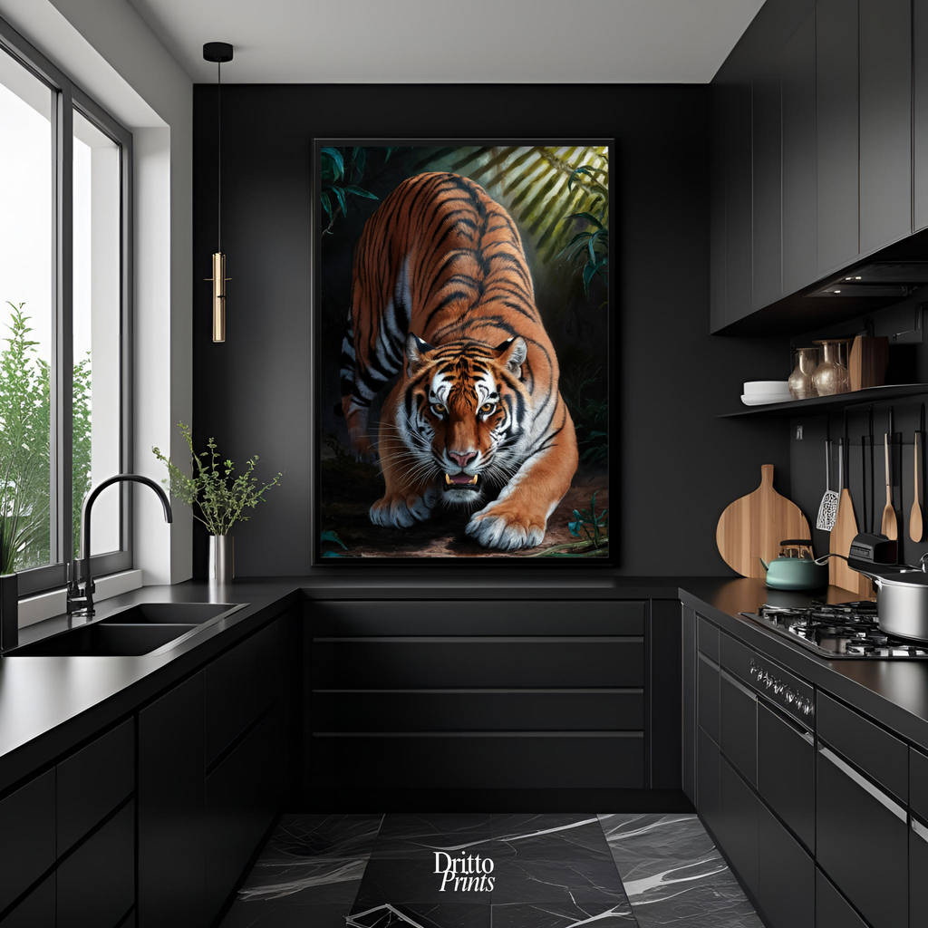 (FD11) Coiled Majesty - Framed matte paper poster