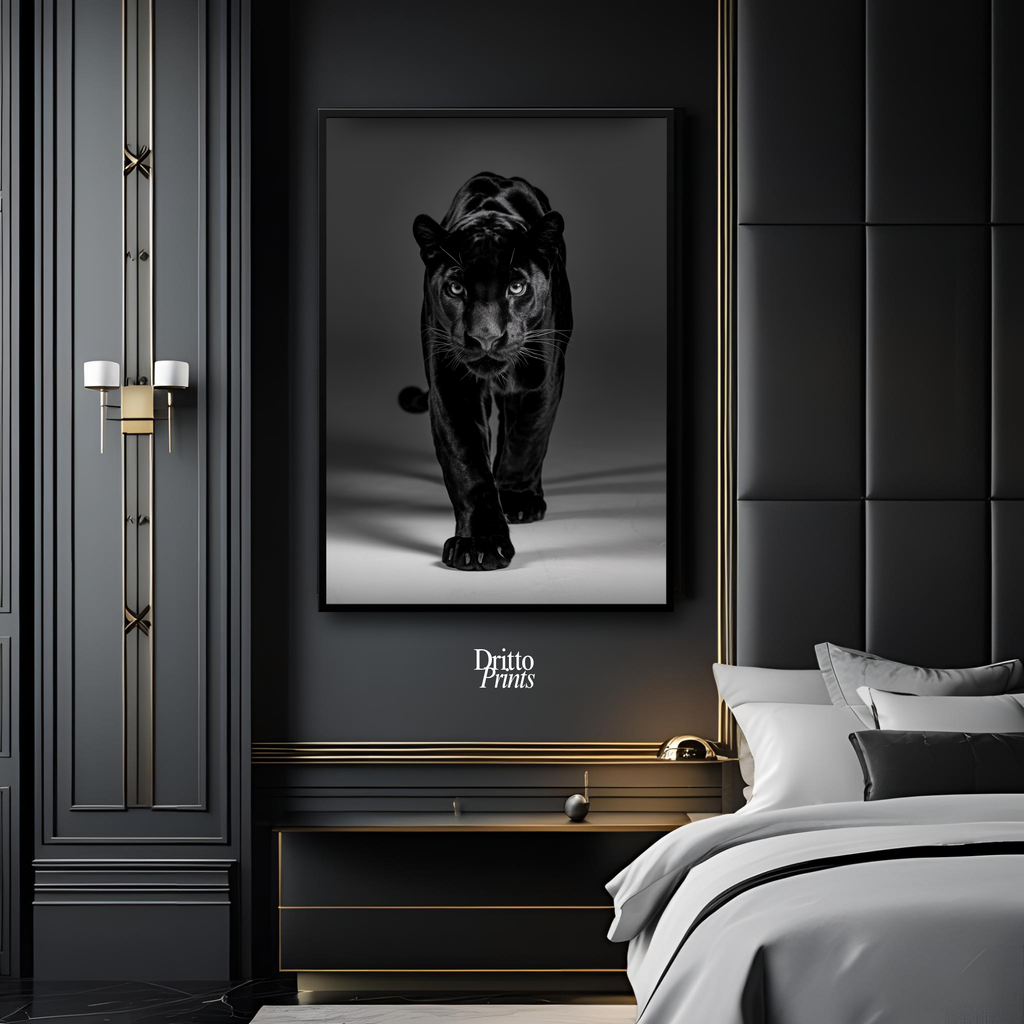 (FD7) Eyes of the Hunt - Framed matte paper poster