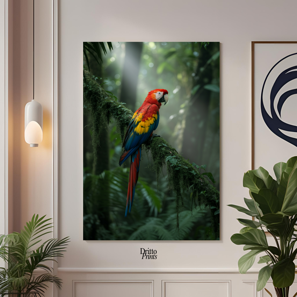 (CF1) Heart of the Rainforest - Framed canvas