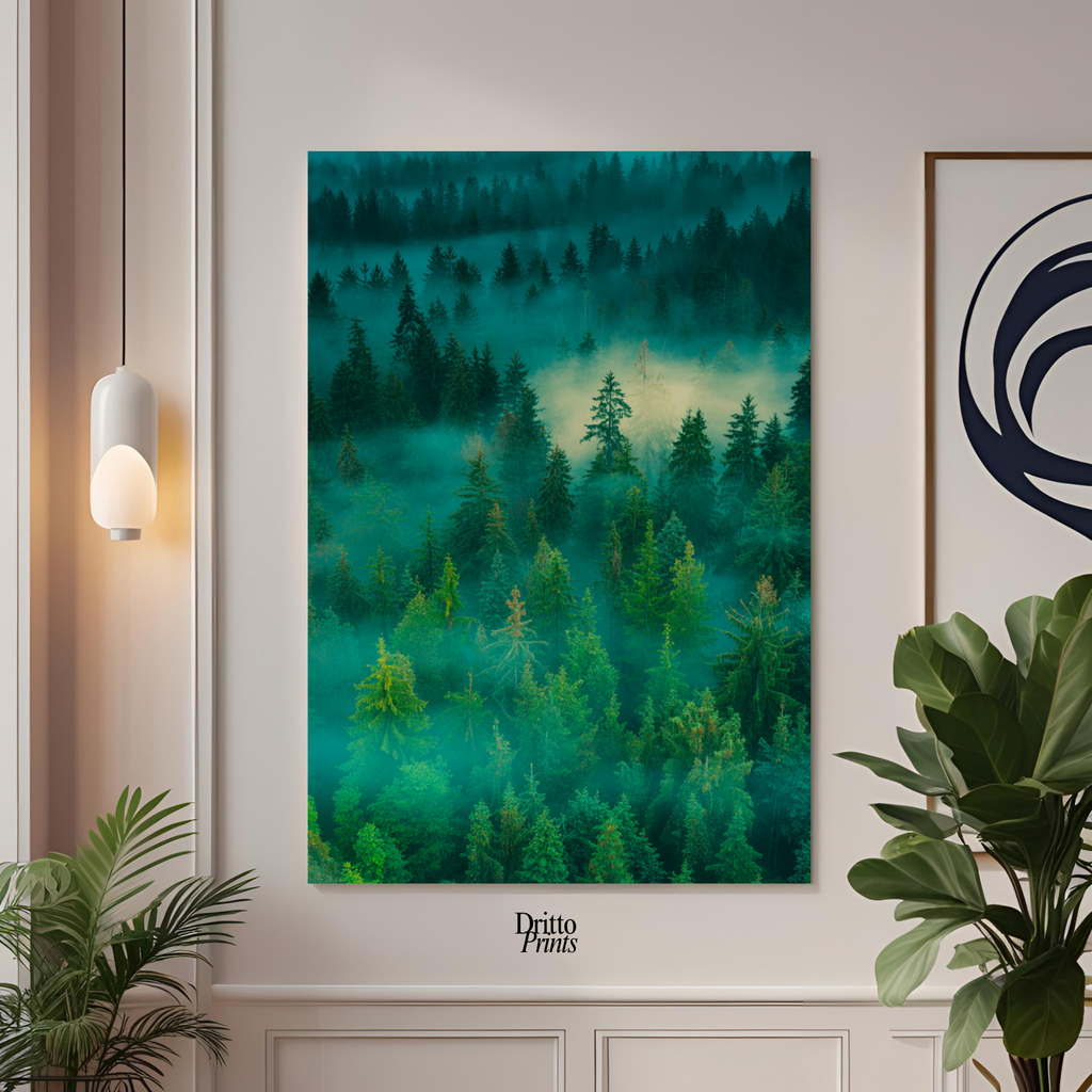 (CD4) Into the Morning Mist - Canvas