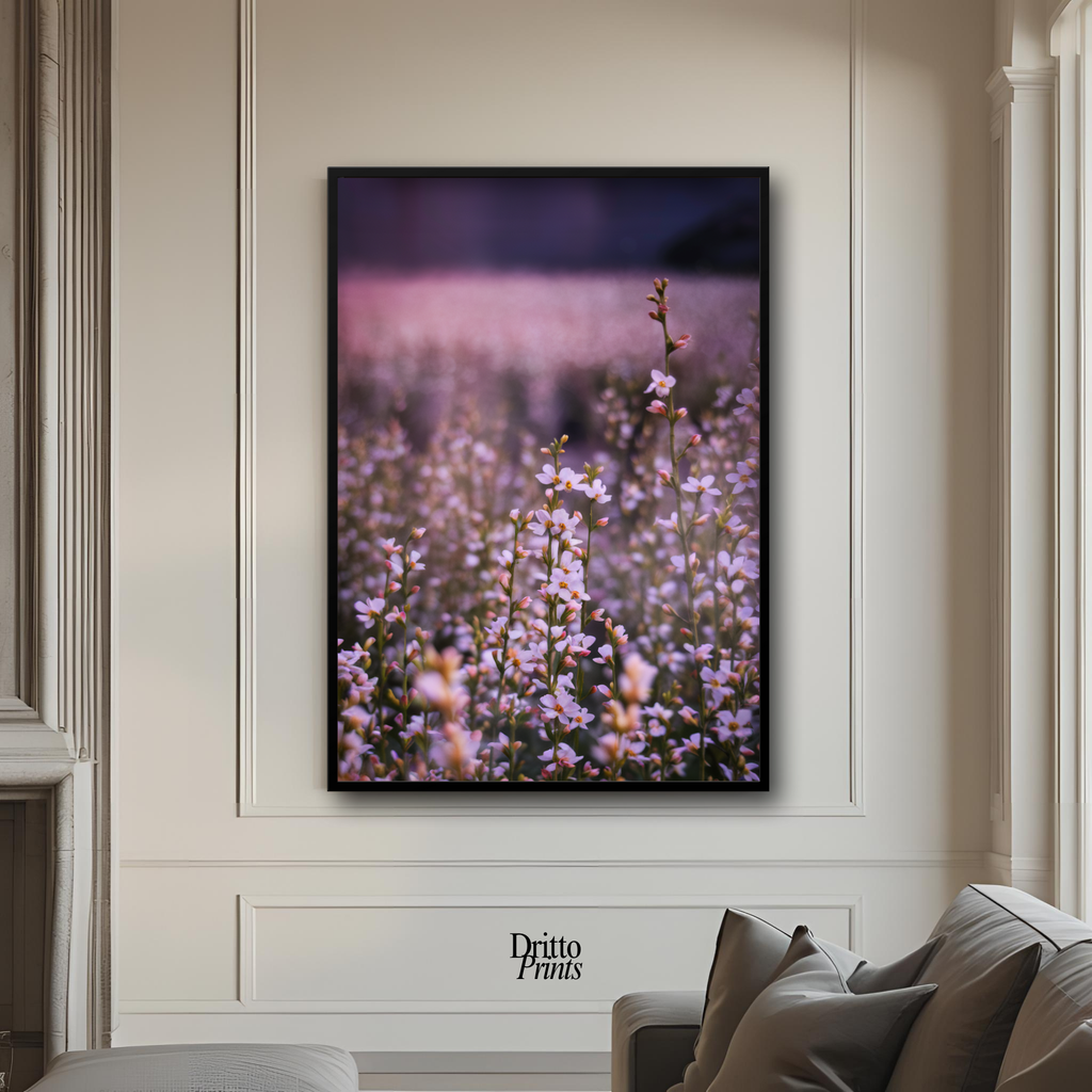 (FD23) Bloom Before the Fade - Framed matte paper poster