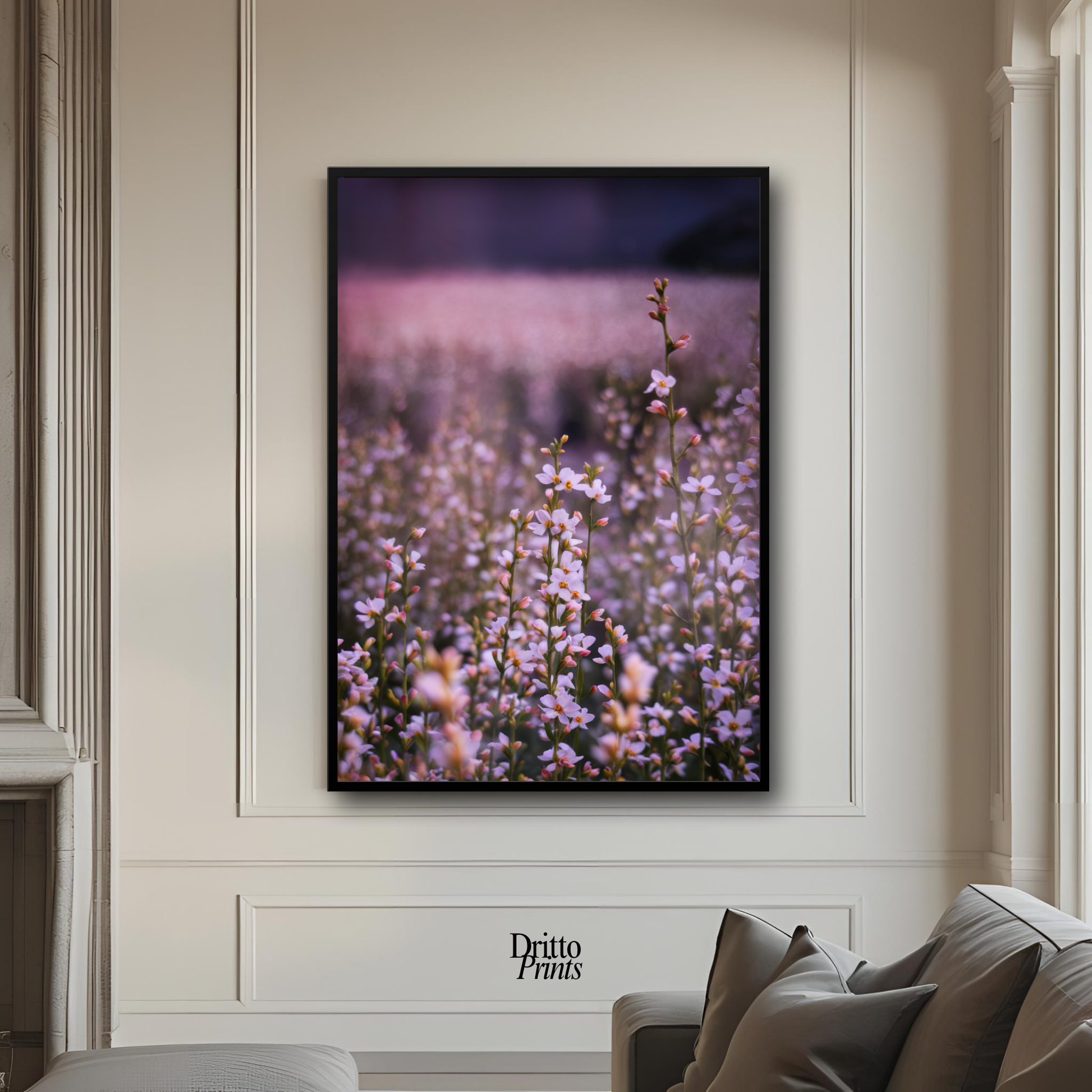 (FD23) Bloom Before the Fade - Framed matte paper poster