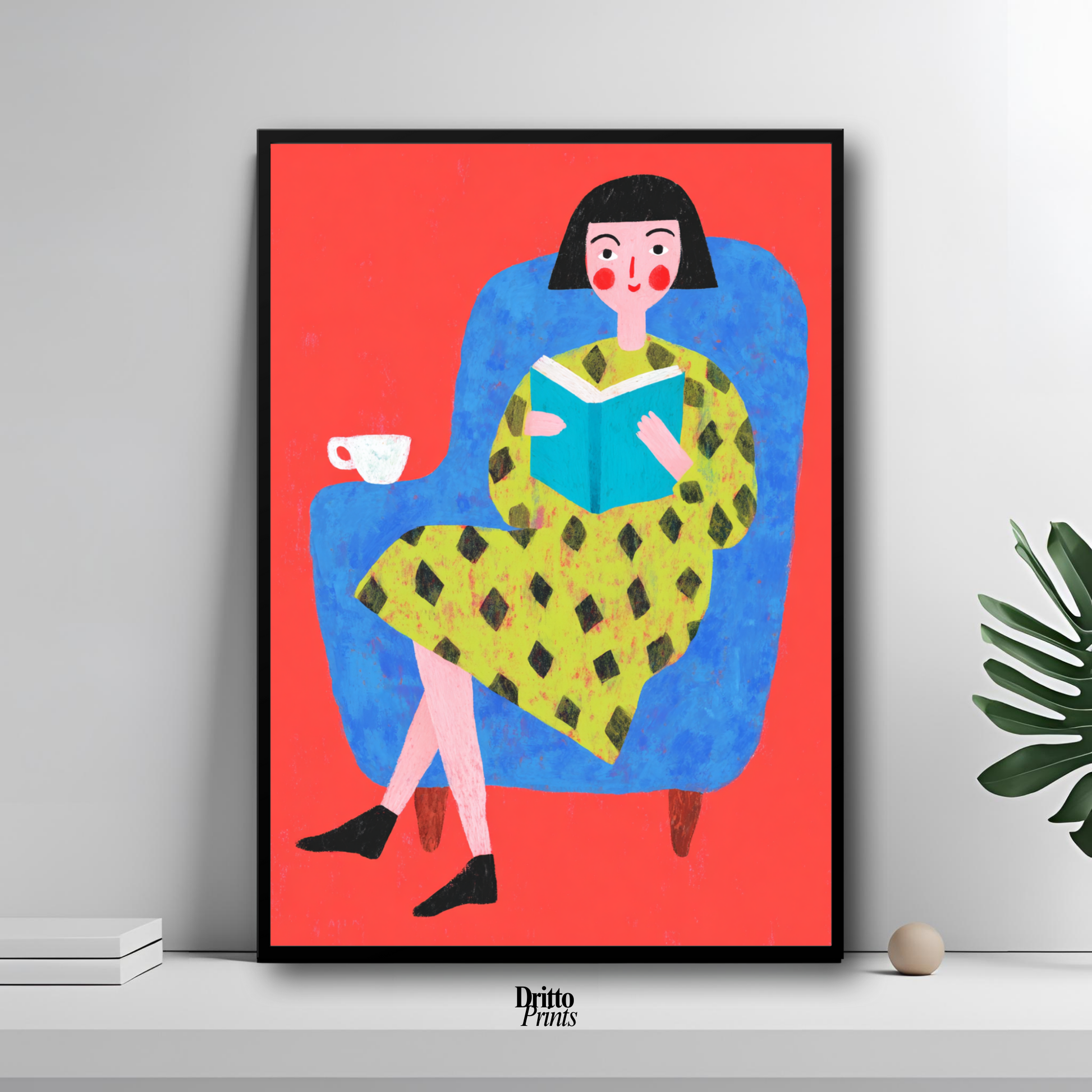 (FD46) A Moment with a Story - Framed matte paper poster