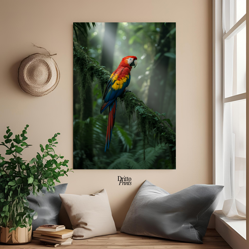 (CF1) Heart of the Rainforest - Framed canvas