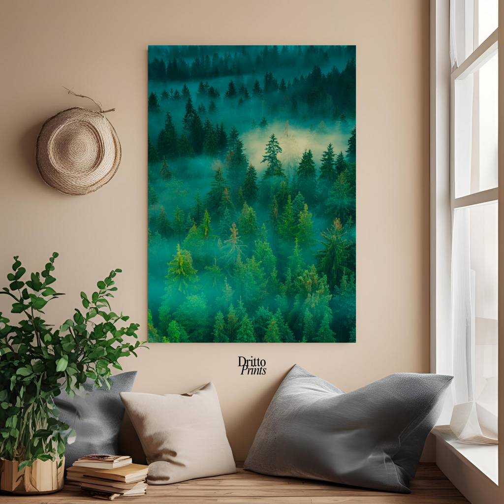 (CD4) Into the Morning Mist - Canvas