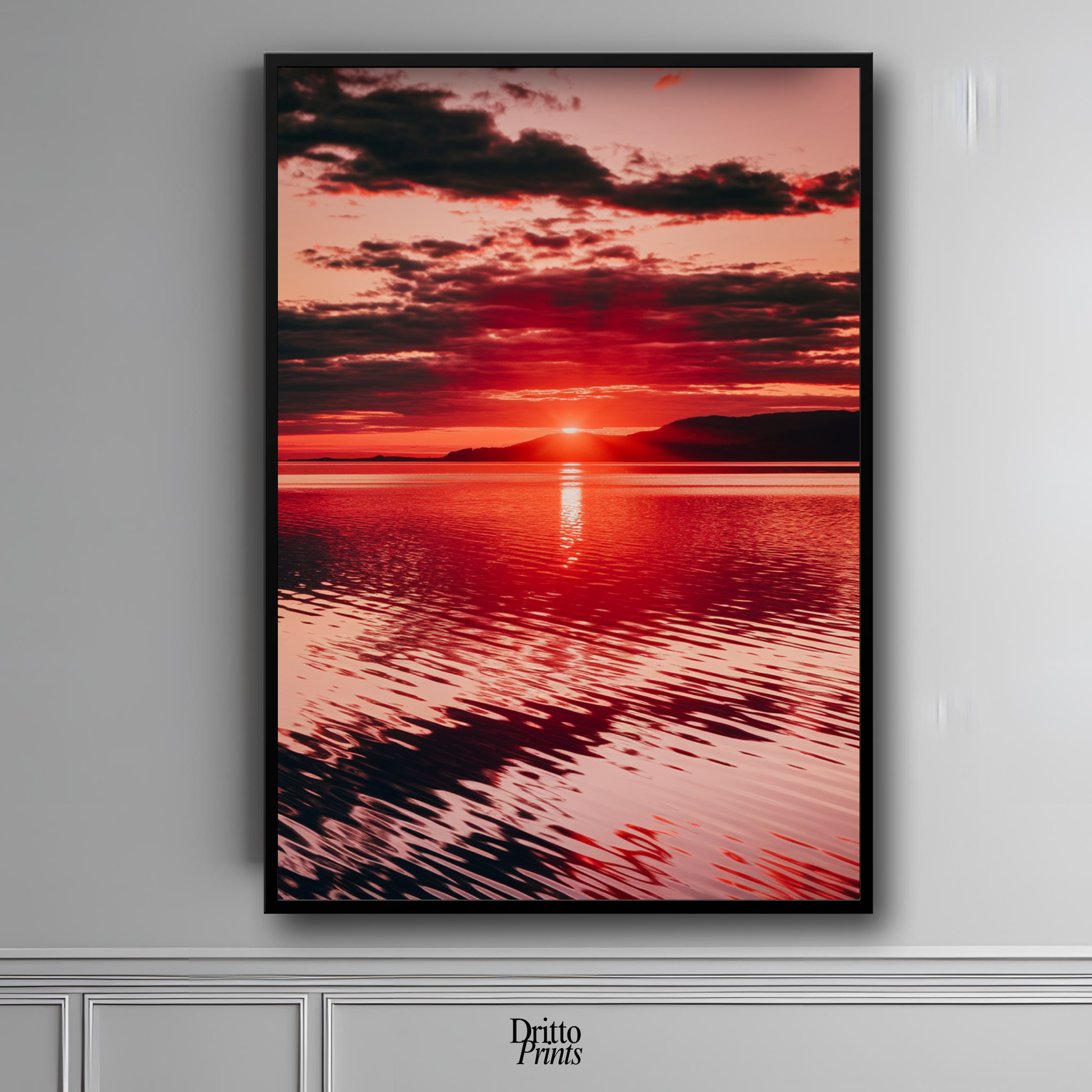 (FD27) View of Eternity - Framed matte paper poster