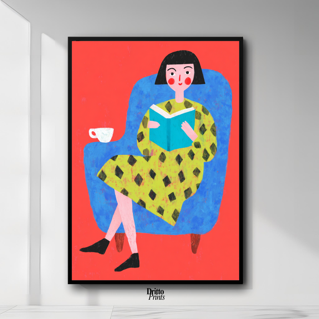 (FD46) A Moment with a Story - Framed matte paper poster