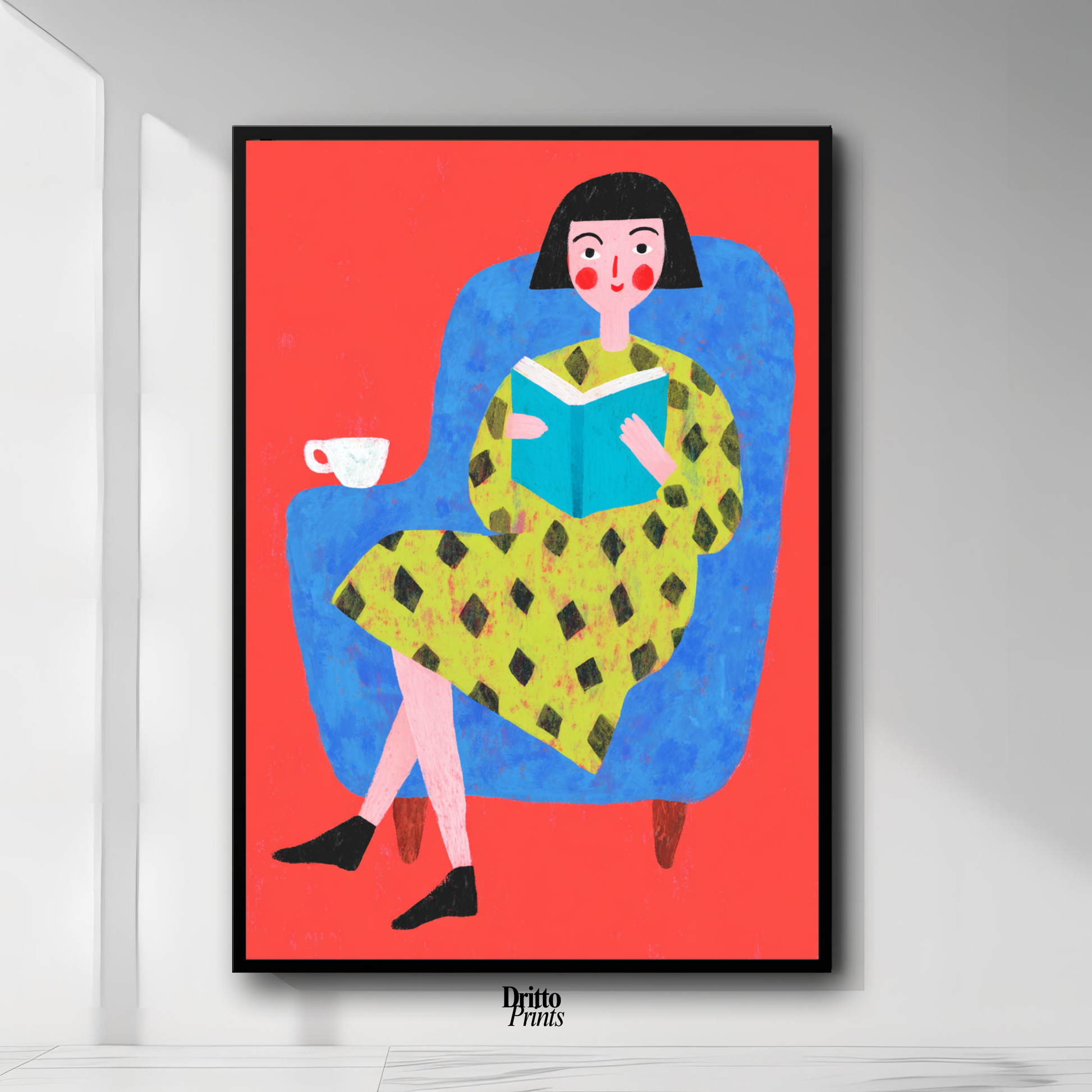 (FD46) A Moment with a Story - Framed matte paper poster