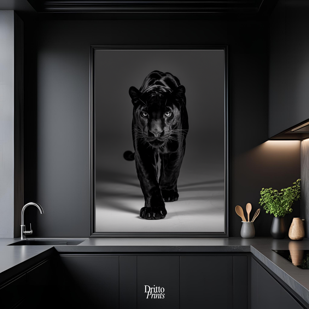 (FD7) Eyes of the Hunt - Framed matte paper poster