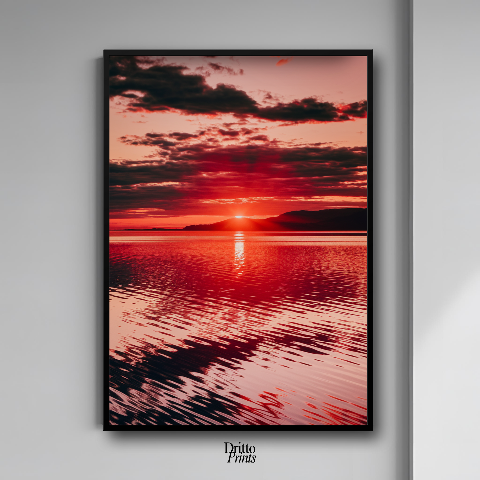 (FD27) View of Eternity - Framed matte paper poster