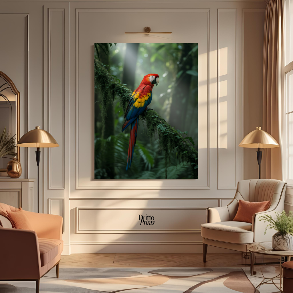 (CF1) Heart of the Rainforest - Framed canvas