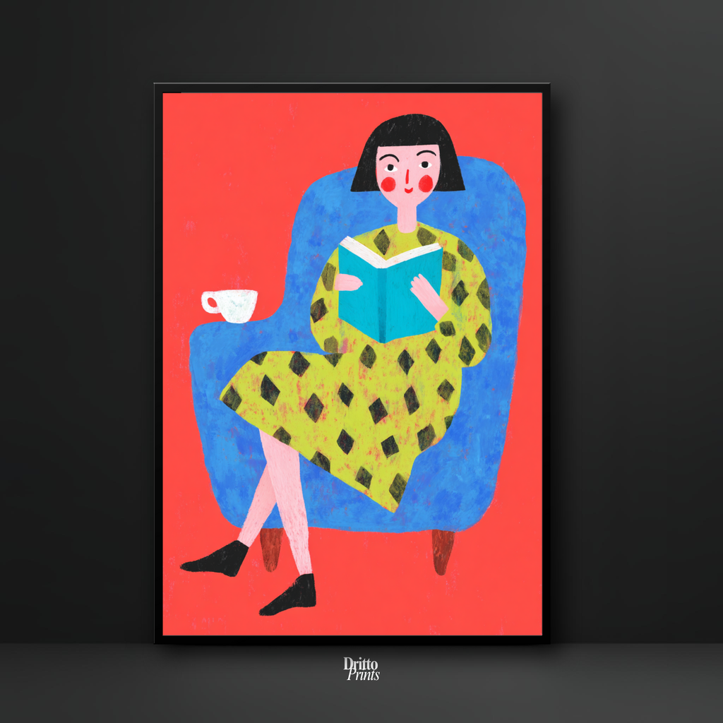 (FD46) A Moment with a Story - Framed matte paper poster