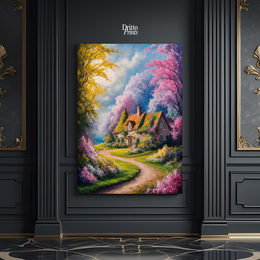 (CD2) Cottage in Bloom - Canvas
