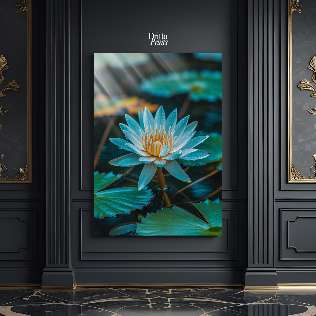 (CD5) Tranquil Water Lily - Canvas