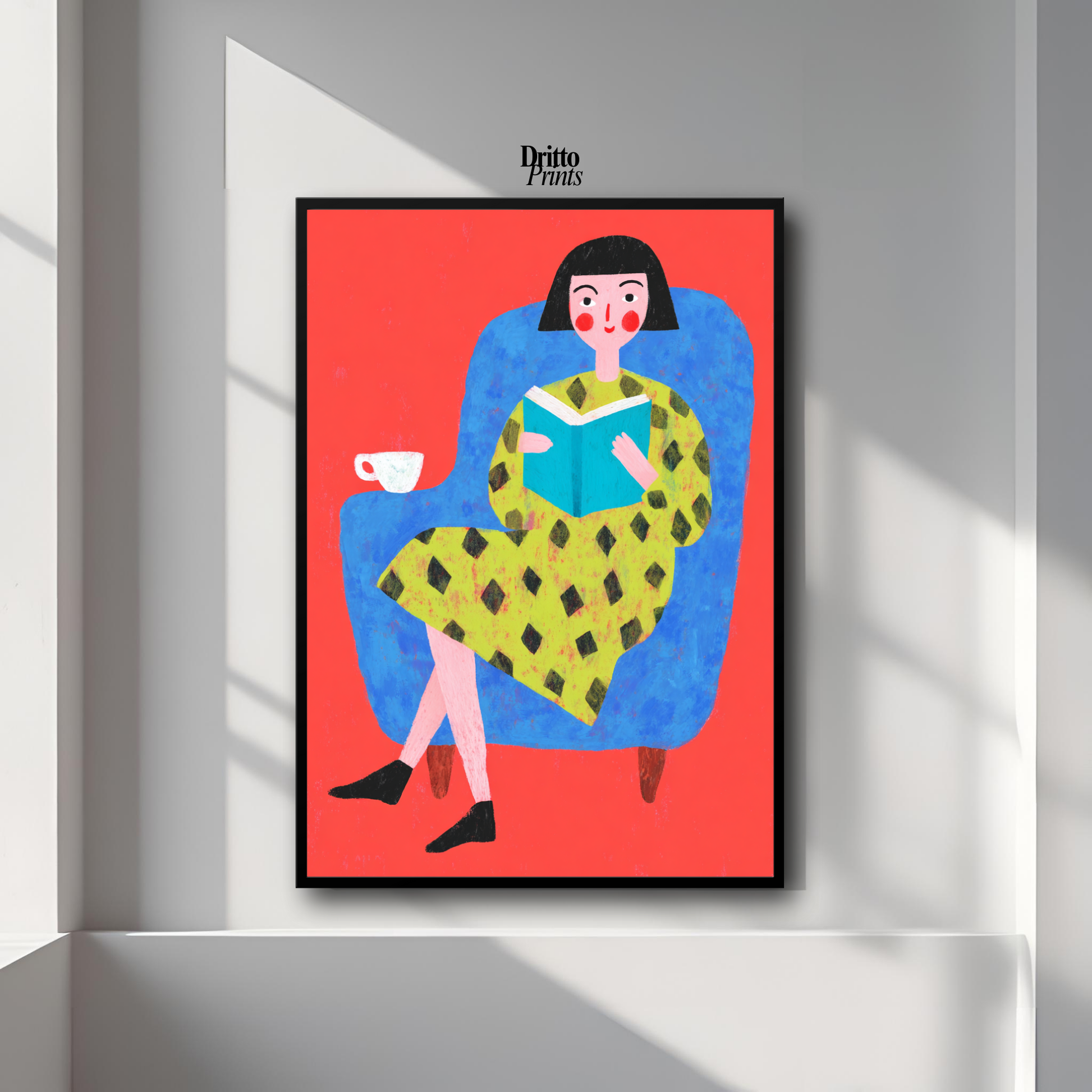 (FD46) A Moment with a Story - Framed matte paper poster