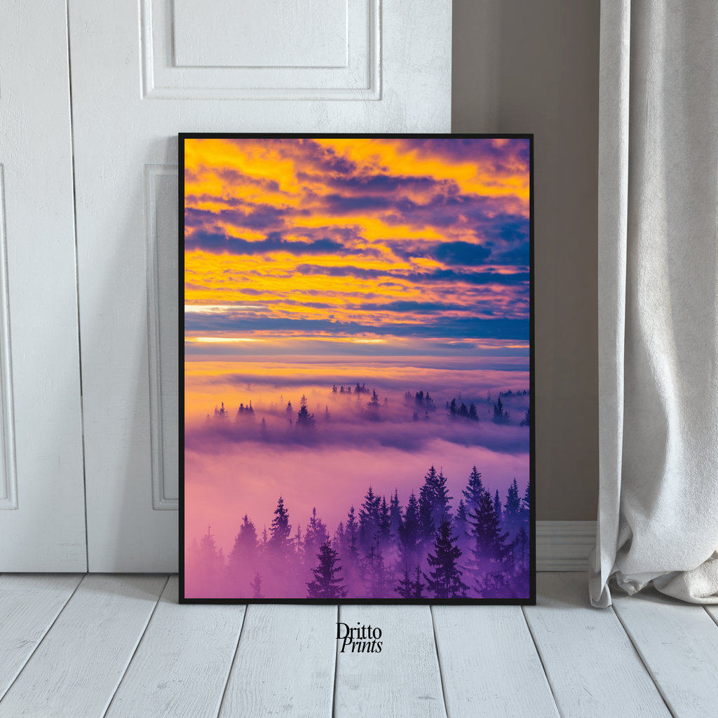 (FD13) Light Between Worlds - Framed matte paper poster