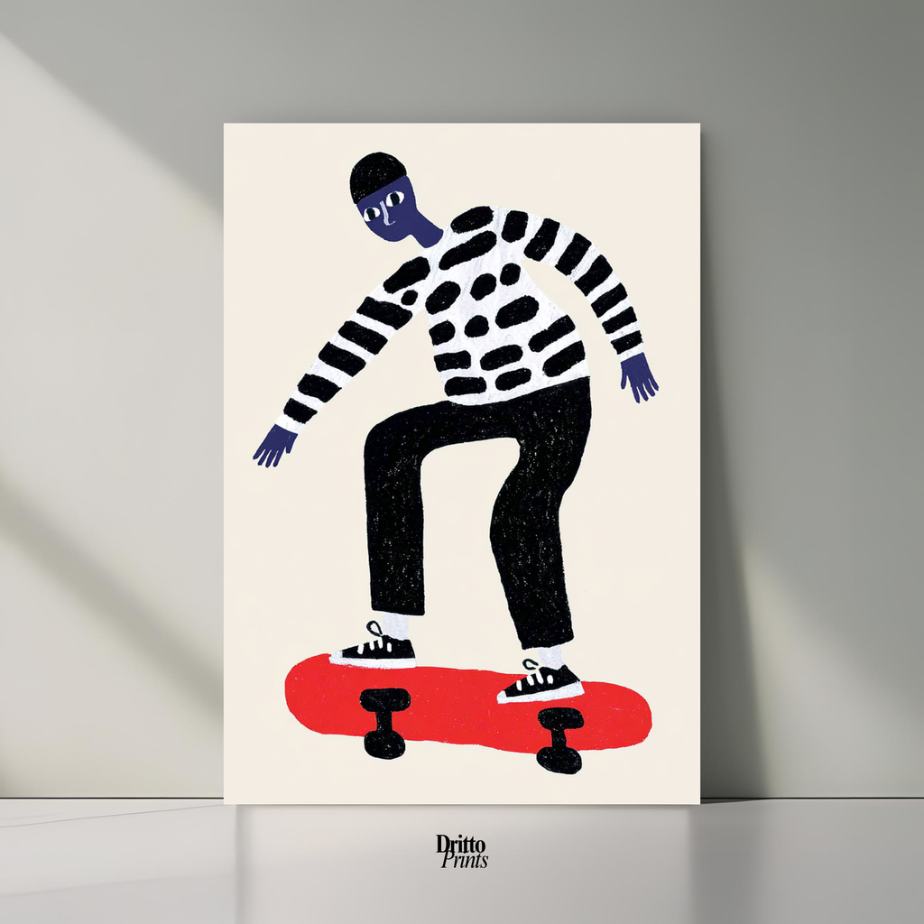(PD40) Below the Board - Poster