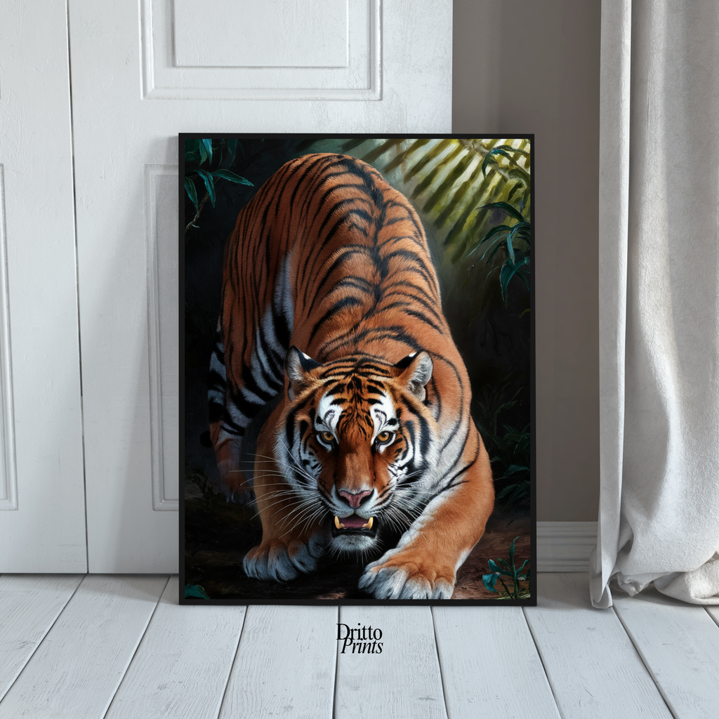 (FD11) Coiled Majesty - Framed matte paper poster