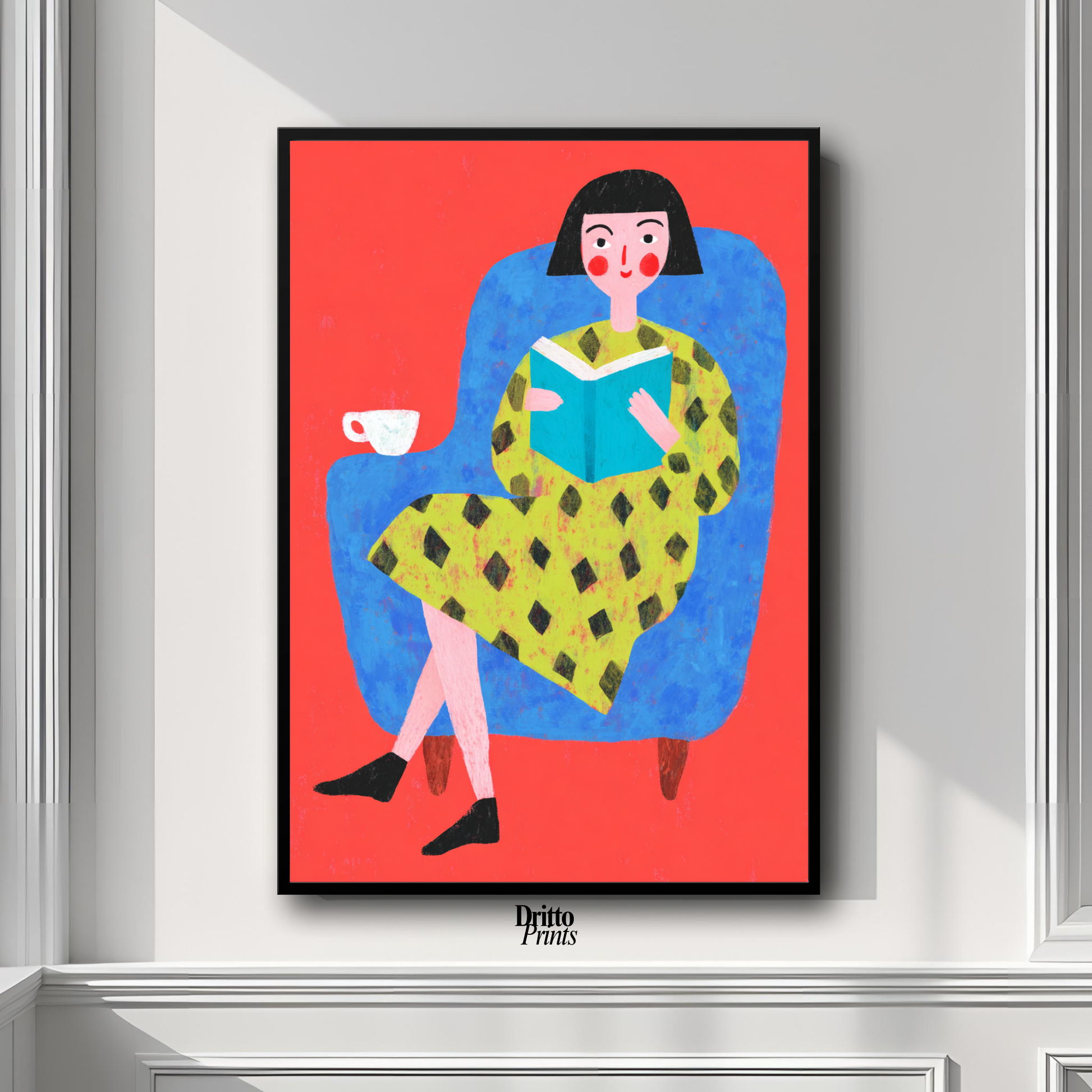 (FD46) A Moment with a Story - Framed matte paper poster