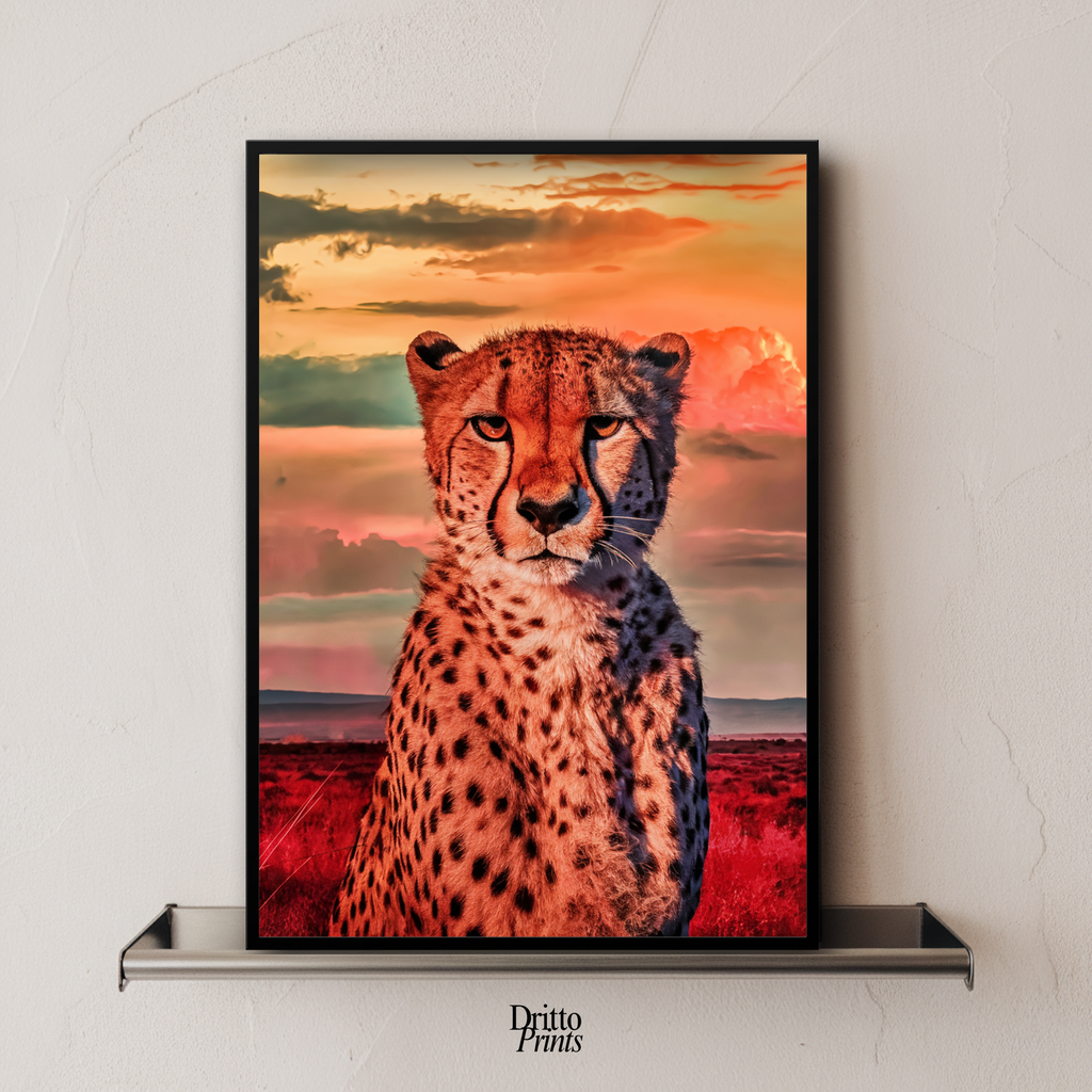 (FD12) Speed & Sky - Framed matte paper poster