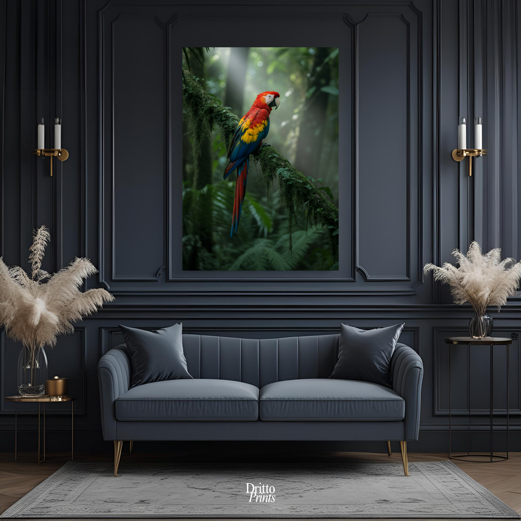 (CF1) Heart of the Rainforest - Framed canvas