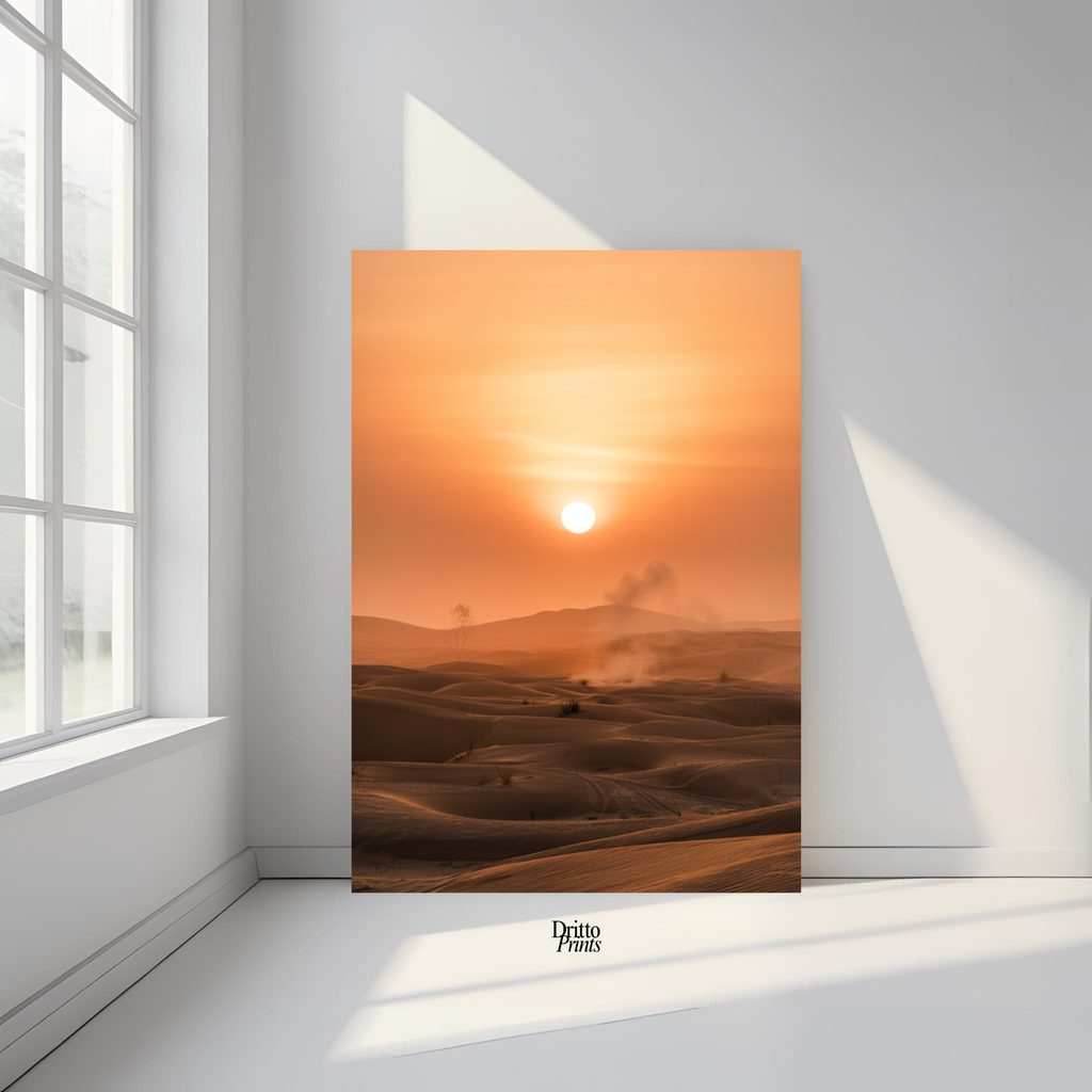 (PD18) Sunburnt Silence - Poster