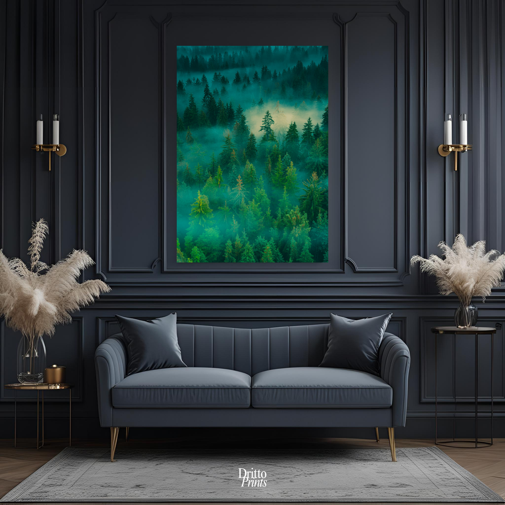 (CD4) Into the Morning Mist - Canvas
