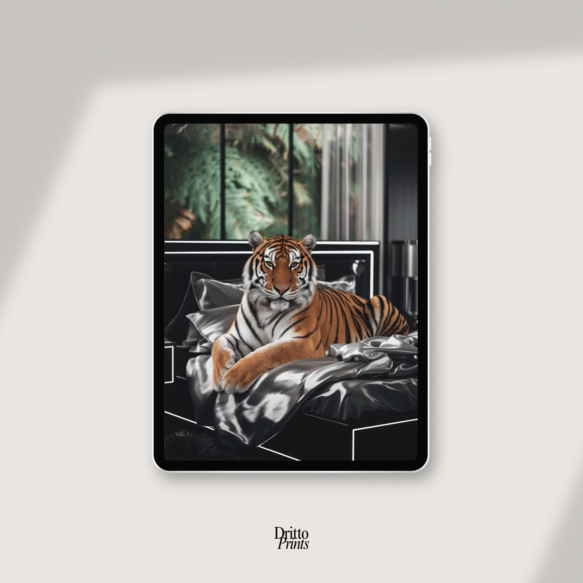 (FD3) A Majestic Tiger Luxe - Framed matte paper poster