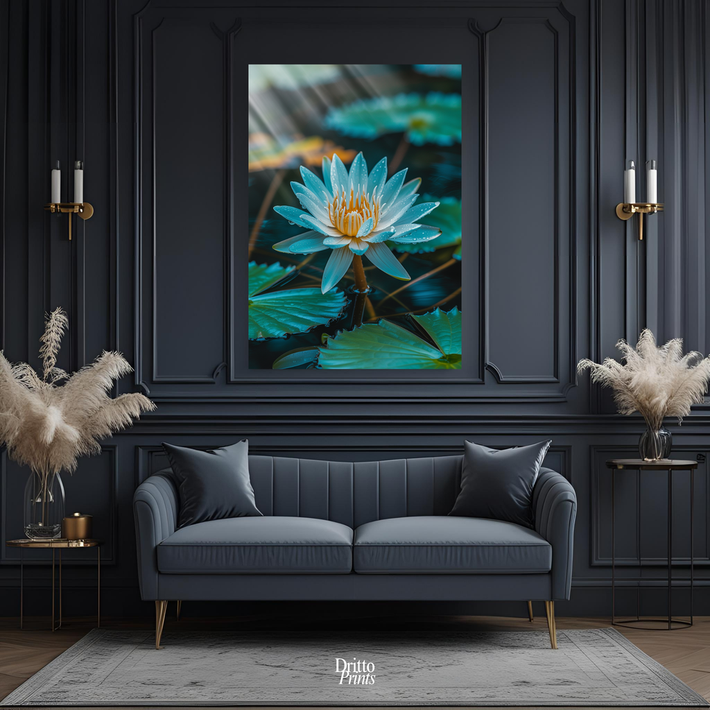 (CD5) Tranquil Water Lily - Canvas