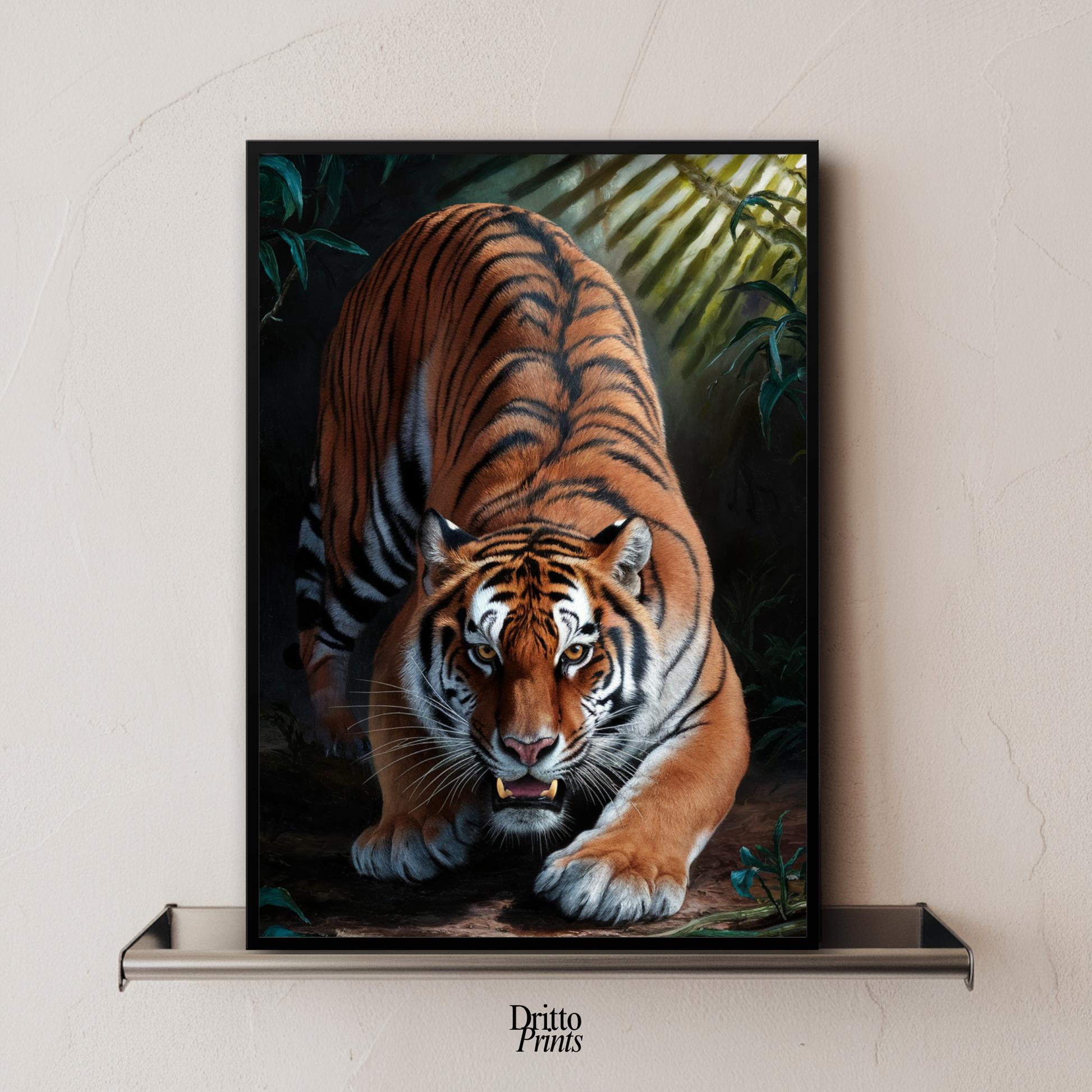 (FD11) Coiled Majesty - Framed matte paper poster