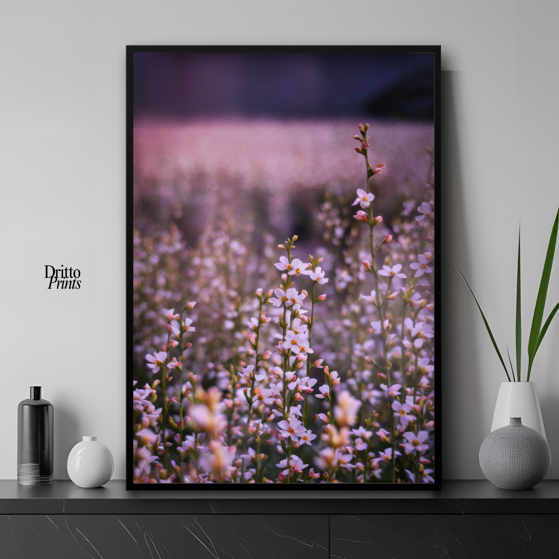 (FD23) Bloom Before the Fade - Framed matte paper poster