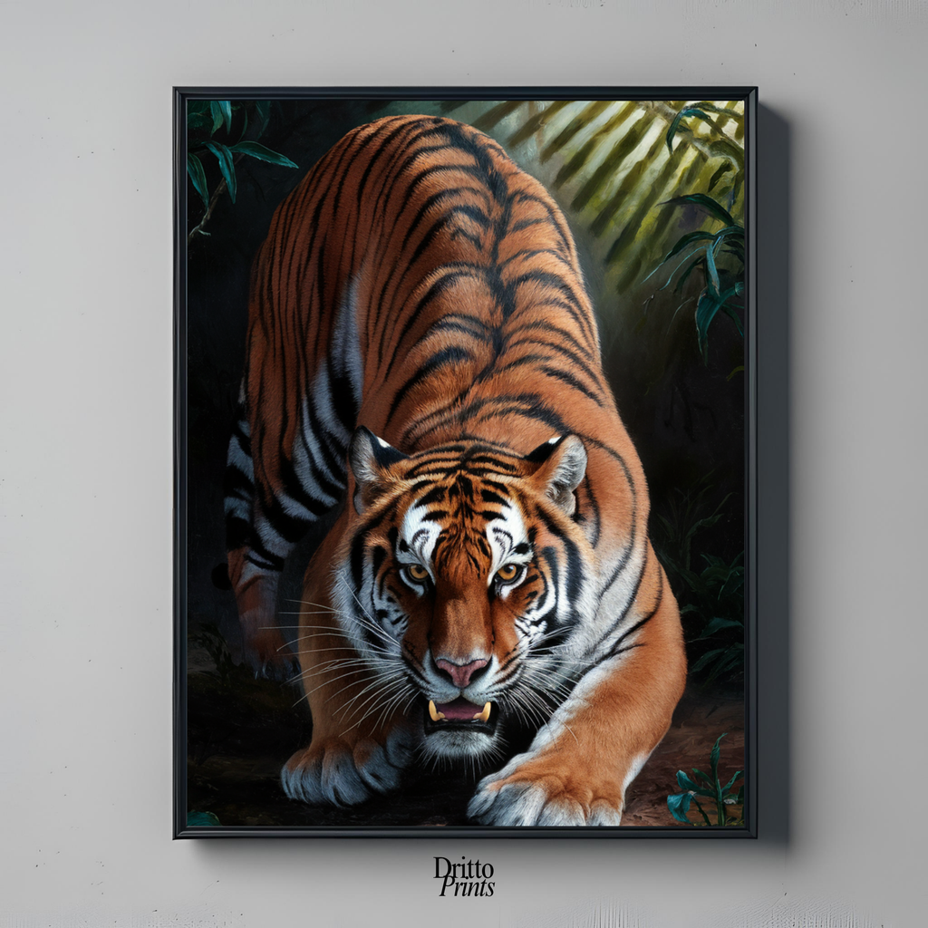 (FD11) Coiled Majesty - Framed matte paper poster