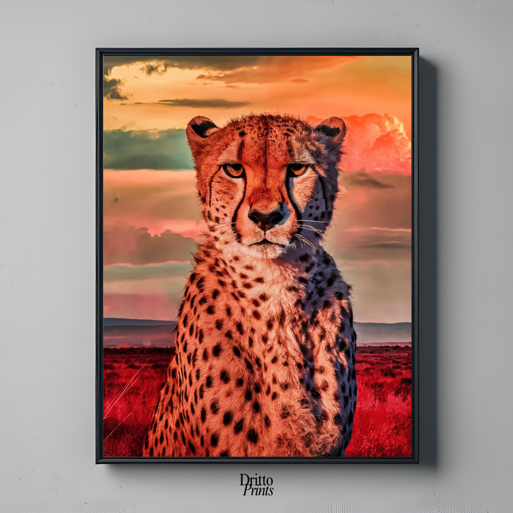 (FD12) Speed & Sky - Framed matte paper poster