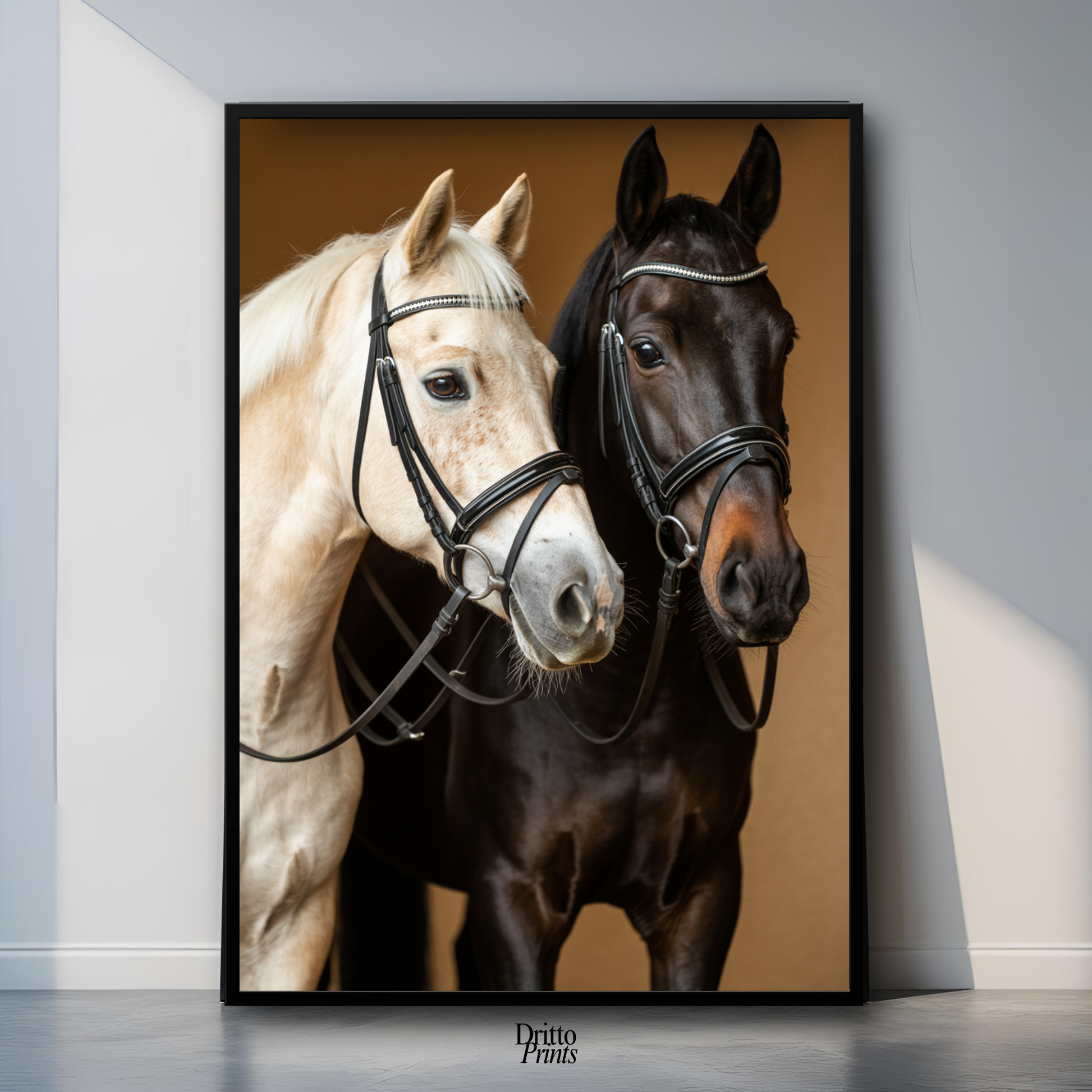 (FD22) Harmony in Contrast - Framed matte paper poster