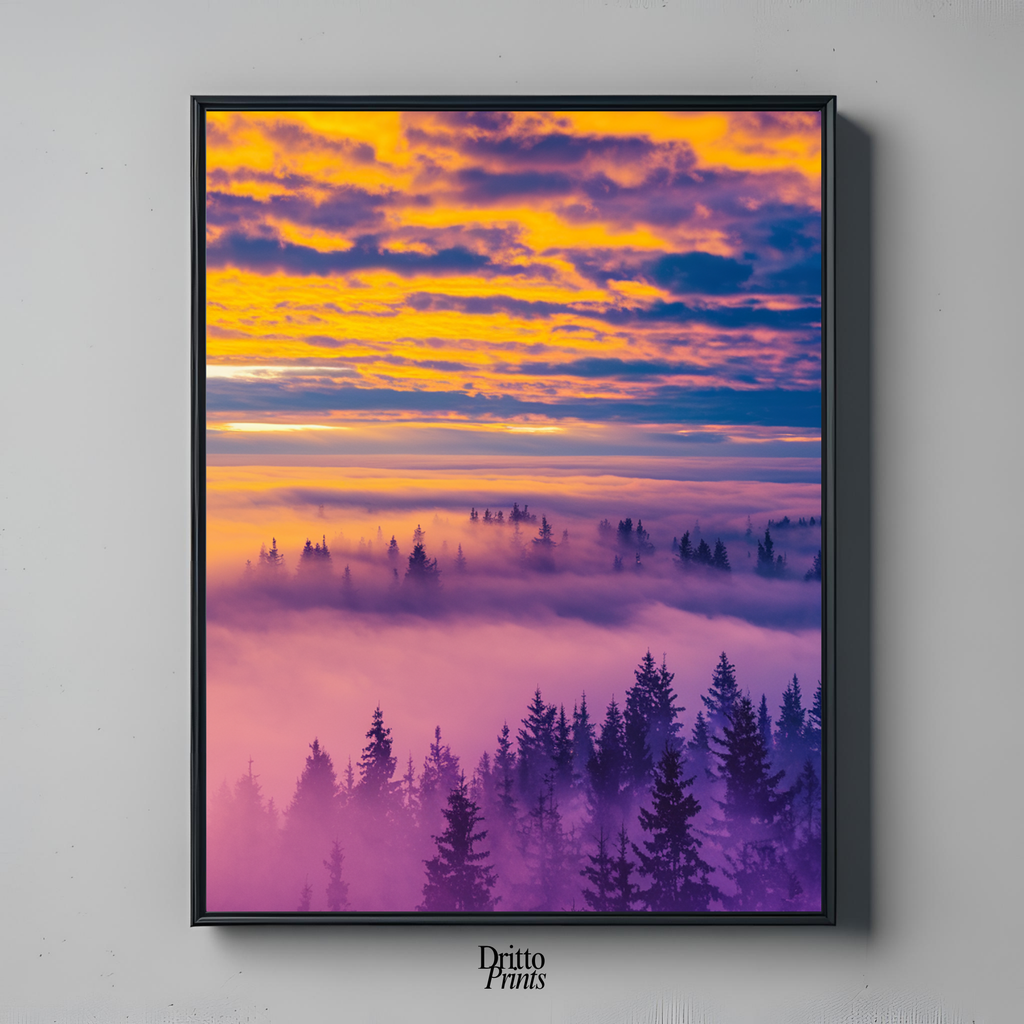 (FD13) Light Between Worlds - Framed matte paper poster