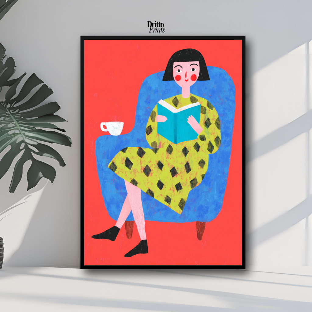 (FD46) A Moment with a Story - Framed matte paper poster