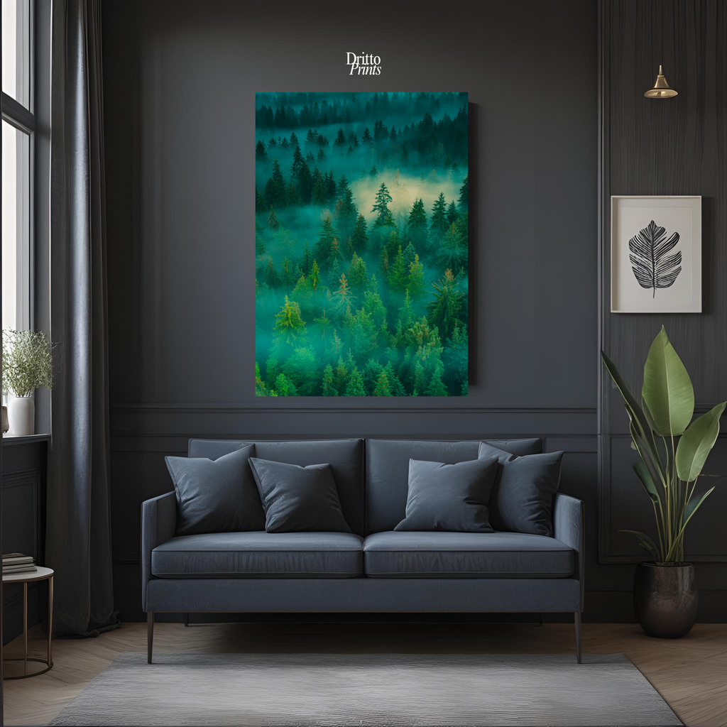(CD4) Into the Morning Mist - Canvas