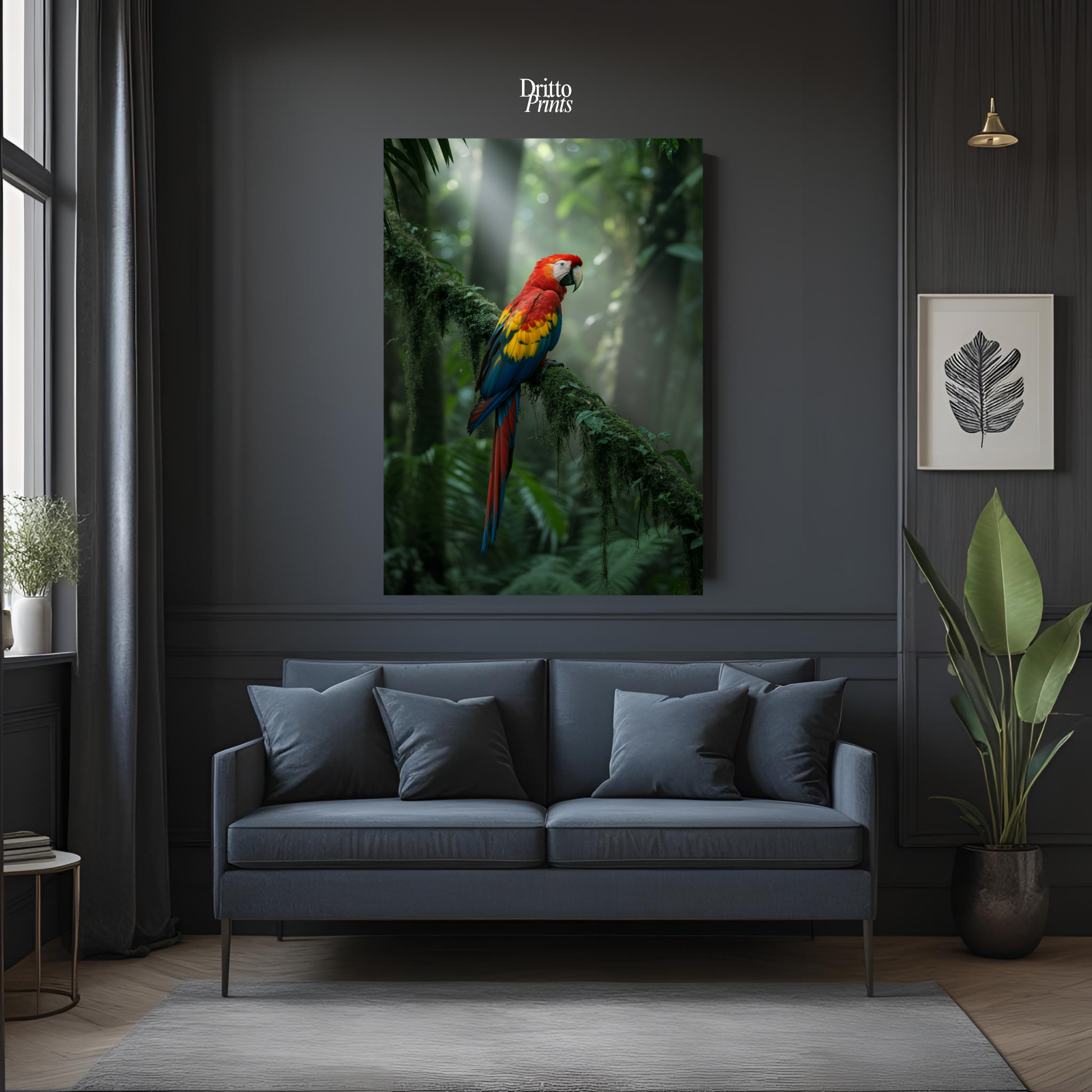 (CF1) Heart of the Rainforest - Framed canvas
