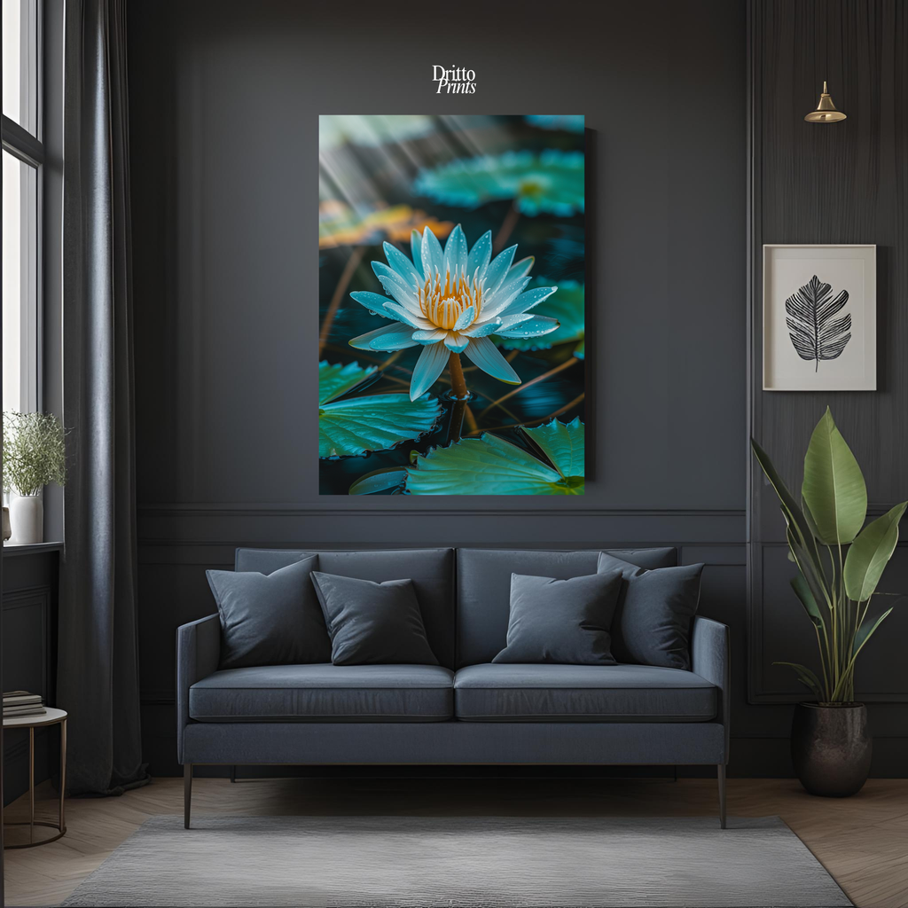 (CD5) Tranquil Water Lily - Canvas