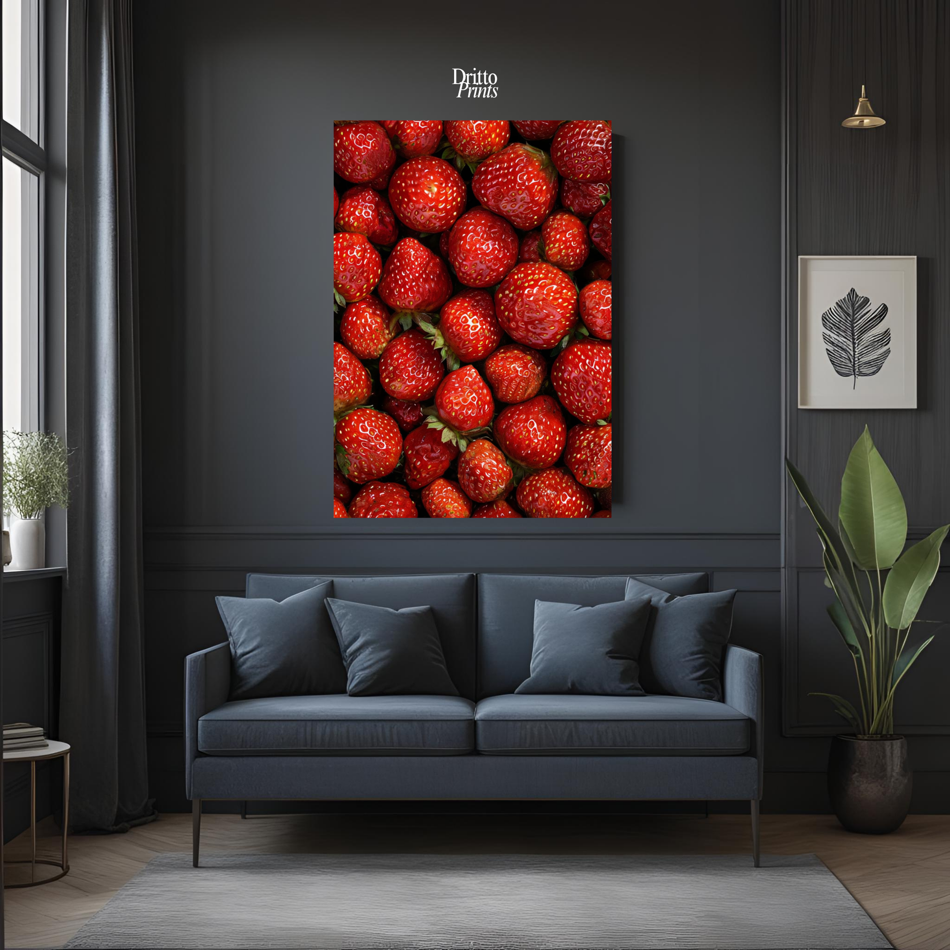 (PD5) The Strawberry Wall Taste of Summer - Poster