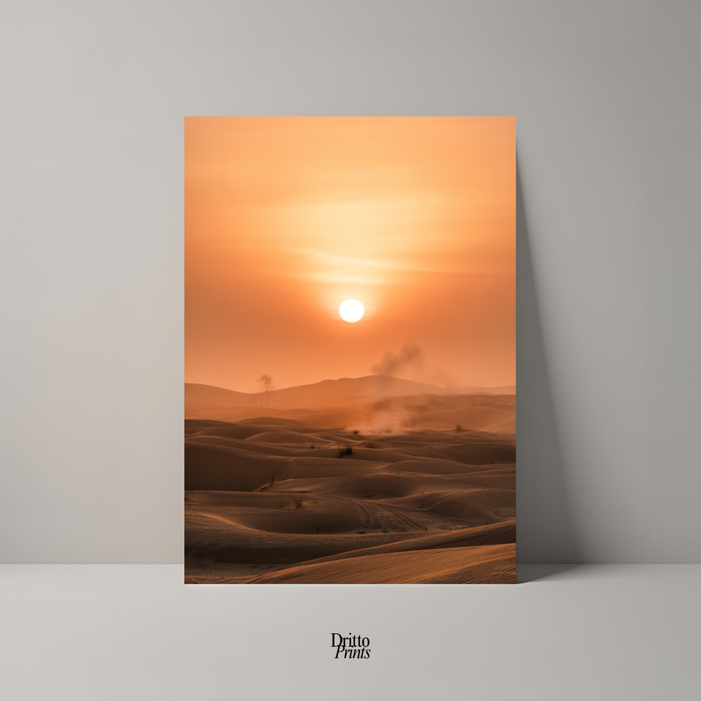 (PD18) Sunburnt Silence - Poster