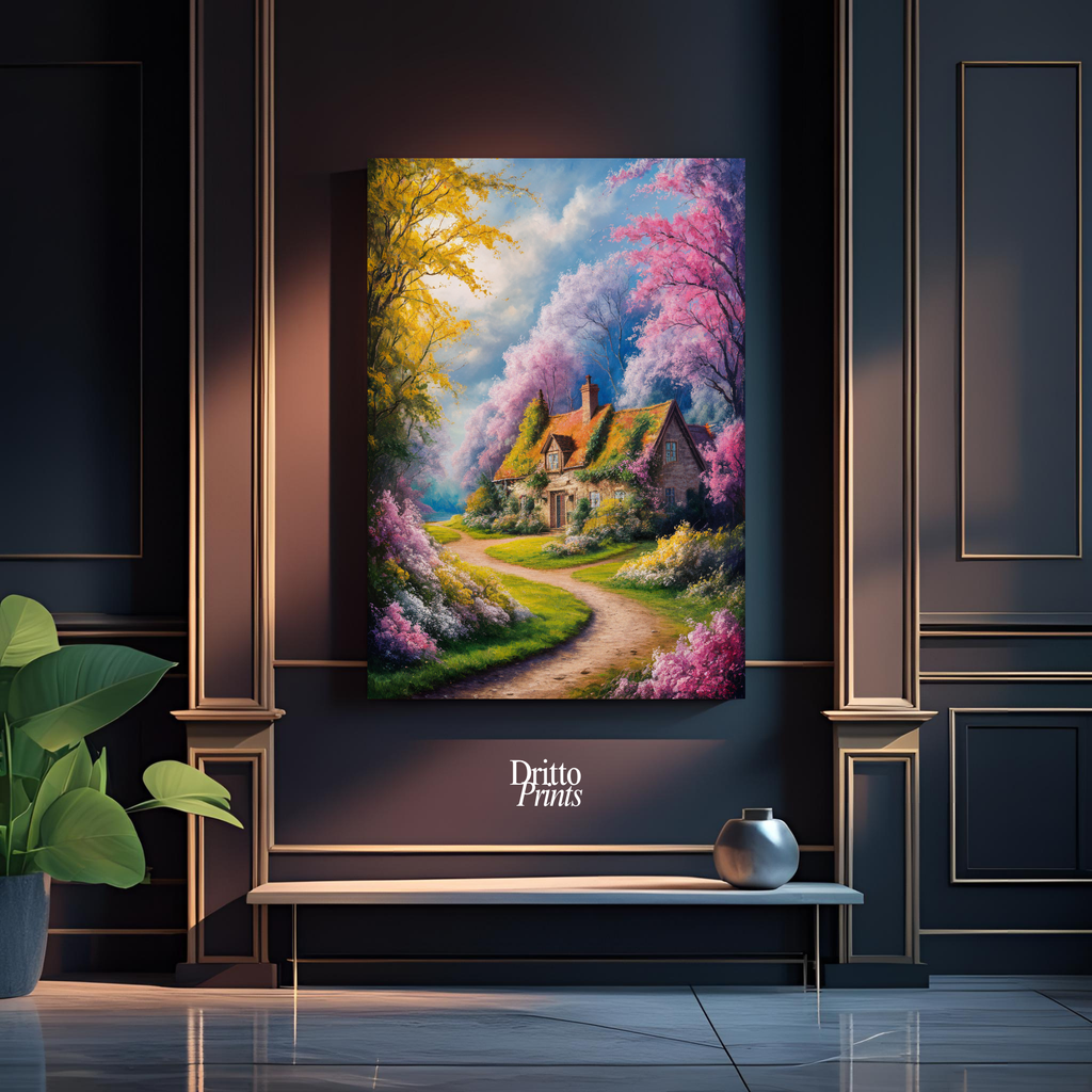 (CD2) Cottage in Bloom - Canvas