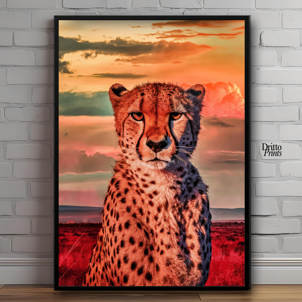 (FD12) Speed & Sky - Framed matte paper poster