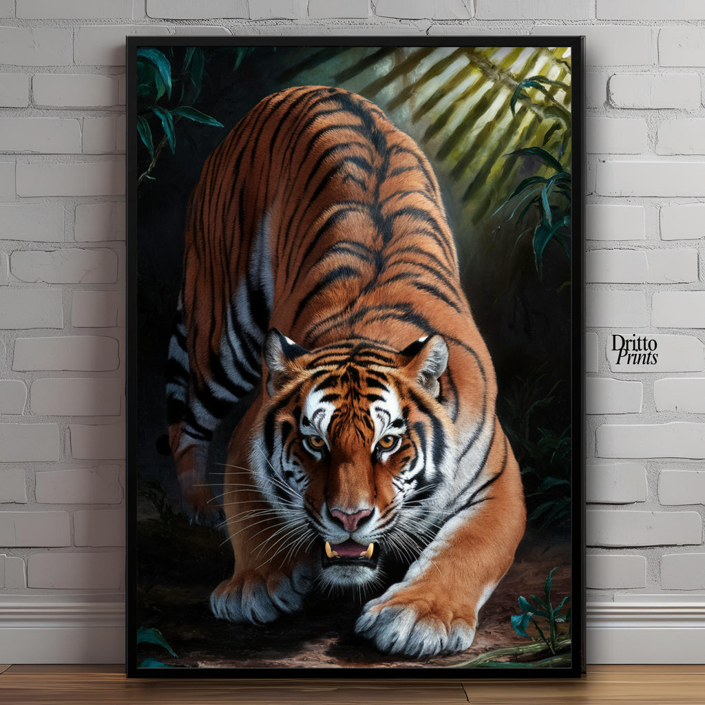 (FD11) Coiled Majesty - Framed matte paper poster